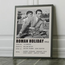 Roman Holiday (1953) Movie Poster Canvas Poster Minimalist Poster Art Print Gifts for Lover Mural Painting Home Decoration 1762186377