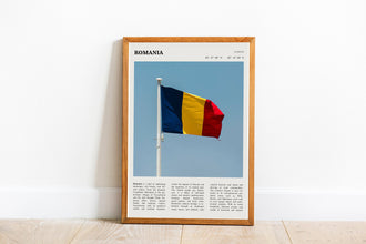 Romania Flag Wall Art  Romania Europe Poster Bucharest Black White Poster  Poster Art Gift 1690260700