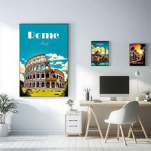 Rome- City Travel Poster Travel record Travel Printed Canvas Landscape Prints Gifts for Lover City poster Cityscape 1750117080