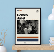 Romeo And Juliet Poster, Romeo And Juliet Print, Baz Luhrmann, Movie Poster, Vintage Poster, Modern Art, Midcentury Poster, Wall Decor 1735357233