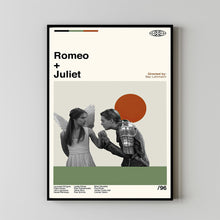 Romeo and Juliet Movie, Romeo and Juliet Poster, Romeo and Juliet Print Art, Retro Movie Poster, Vintage, Modern Vintage, Movie Poster
