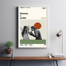 Romeo and Juliet Movie, Romeo and Juliet Poster, Romeo and Juliet Print Art, Retro Movie Poster, Vintage, Modern Vintage, Movie Poster