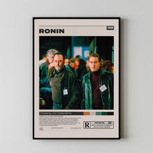 Ronin Poster, John Frankenheimer, Minimalist Movie Poster,Room Decor