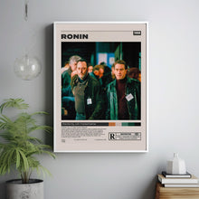 Ronin Poster, John Frankenheimer, Minimalist Movie Poster,Room Decor