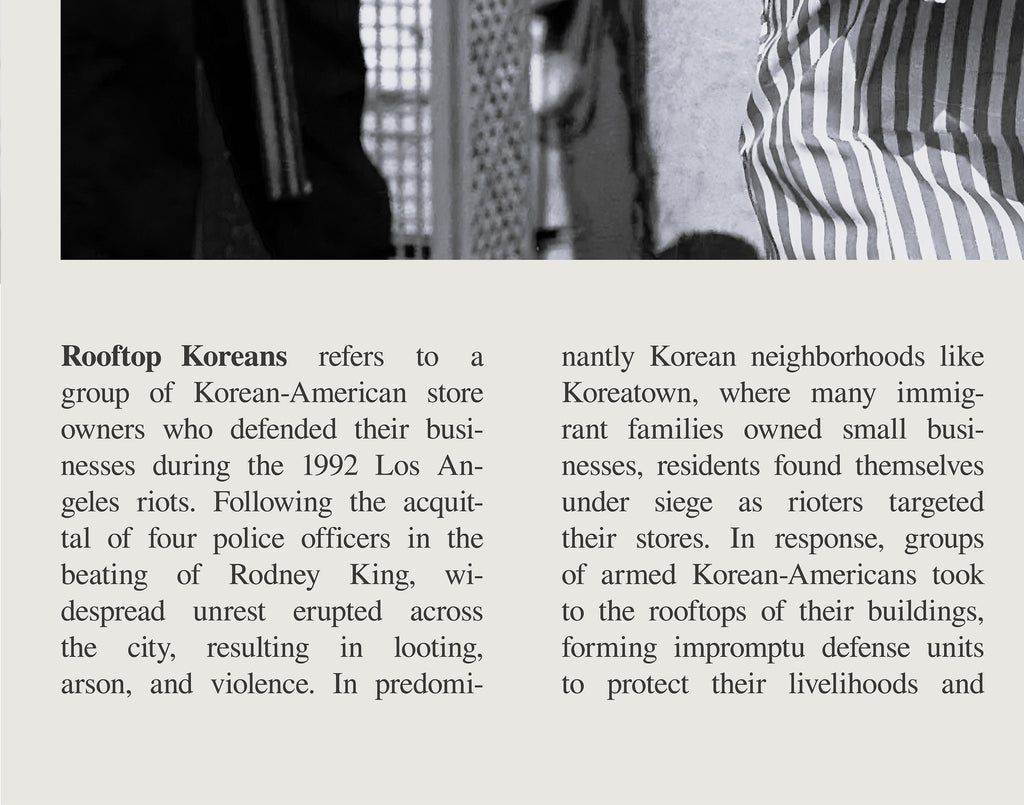 Rooftop Koreans Print Wall Art Roof 1992 Los Angeles riots Poster Kore ...