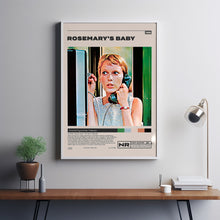Rosemary's Baby, Roman Polanski, Minimalist Movie Poster, Vintage Retro Art Print,Film Poster