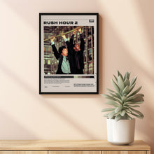 Rush Hour 2 Poster, Jackie Chan, Brett Ratner, Minimalist Movie Poster, Vintage Retro Art 1