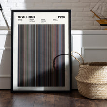 Rush Hour Movie Barcode Print, Rush Hour Print, Rush Hour Poster, Rush Hour Wall Art, Rush Hour Art Print, Rush Hour Frames Print 1617485248