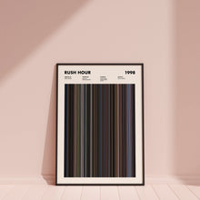 Rush Hour Movie Barcode Print, Rush Hour Print, Rush Hour Poster, Rush Hour Wall Art, Rush Hour Art Print, Rush Hour Frames Print 1617485248