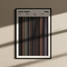 Rush Hour Movie Barcode Print, Rush Hour Print, Rush Hour Poster, Rush Hour Wall Art, Rush Hour Art Print, Rush Hour Frames Print 1617485248