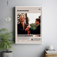 Rushmore Poster, Wes Anderson, Minimalist Movie Poster