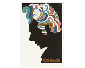 SEINFELD Inspired Poster, Art Print - Cosmo Kramer, Milton Glaser, Bob Dylan, Mid-Century Modern, Poster, Office, New York 734436625