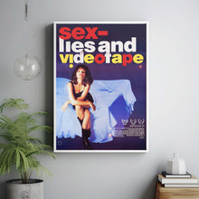 SEX, LIES, AND VIDEOTAPE Movie Poster, Canvas Wall Art, Room Decor, Movie Art