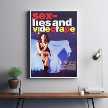 SEX, LIES, AND VIDEOTAPE Movie Poster, Canvas Wall Art, Room Decor, Movie Art