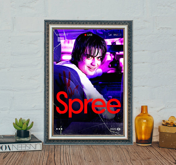 SPREE Movie Poster, SPREE Classic Vintage Horror Movie Poster, Canvas Cloth Poster 1591128554