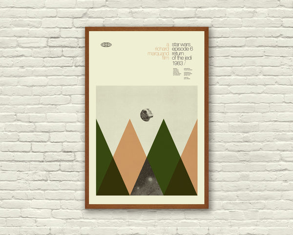 STAR WARS Inspired, Art Print Movie Poster Series - Minimalist, Graphic, Mid Century Modern, Vintage Style, Retro Home 97520079