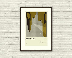 SUPERHERO CITY Inspired Poster, Spider-Man (New York City), Movie Art Print - Art Deco, Modern 154566623