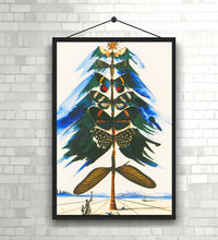 Salvador Dali's 1959 Christmas Tree of Butterflies Christmas Card for Hallmark High Quality Print Photo Wall Art Canvas Cloth Multi size 1640106509