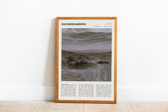 San Bernardino Wall Art California  Poster San Bernardino  Black White Poster  Poster Art Gift 1698604161