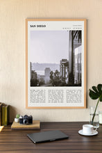 San Diego California Wall Art  Poster San Diego California Black White Poster  Poster Art Gift 1694894471