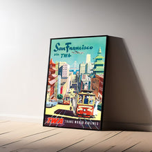 San Francisco Chinatown Travel Poster, Wall Art Prints, Art Poster, Canvas Material Gift, Keepsake, Home Decor, Live Room Wall Art 1690451257