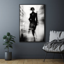 Elegant Woman in Motion Blur Poster - High-Quality Art Print, Perfect Gift for Women