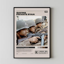 Saving Private Ryan, Steven Spielberg, Minimalist Movie Poster, Room Decor