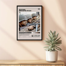 Saving Private Ryan, Steven Spielberg, Minimalist Movie Poster, Room Decor