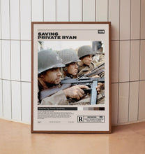 Saving Private Ryan, Steven Spielberg, Minimalist Movie Poster, Room Decor