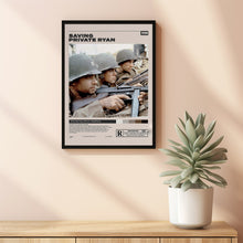 Saving Private Ryan, Steven Spielberg, Minimalist Movie Poster, Vintage Retro Art Print