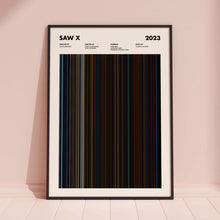 Saw X Movie Barcode Print, Saw X Print, Saw X Poster, Saw X Wall Art, Saw X Art Print, Saw X Frames Print, Movie Buff Gift 1617485362