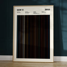 Saw X Movie Barcode Print, Saw X Print, Saw X Poster, Saw X Wall Art, Saw X Art Print, Saw X Frames Print, Movie Buff Gift 1617485362