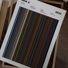 Saw X Movie Barcode Print, Saw X Print, Saw X Poster, Saw X Wall Art, Saw X Art Print, Saw X Frames Print, Movie Buff Gift 1617485362