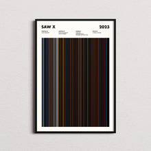 Saw X Movie Barcode Print, Saw X Print, Saw X Poster, Saw X Wall Art, Saw X Art Print, Saw X Frames Print, Movie Buff Gift 1617485362
