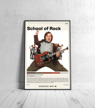 School of Rock Poster  Richard Linklater, Minimalist Movie Poster, Vintage Retro Art Print, Custom Poster, Wall Art Print, Home Decor 1229941589