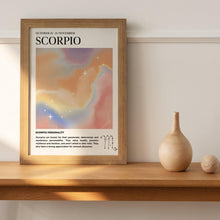 Scorpio Zodiac Poster  Astrology Wall Art  Aura Print   Scorpio Zodiac Wall Art  High Quality JPEG 1564405291
