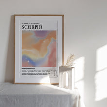 Scorpio Zodiac Poster  Astrology Wall Art  Aura Print   Scorpio Zodiac Wall Art  High Quality JPEG 1564405291