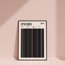 Scott Pilgrim vs The World Movie Barcode Print, Scott Pilgrim Print, Scott Pilgrim Poster, Scott Pilgrim Wall Art, Scott Pilgrim Art Print 1617485706