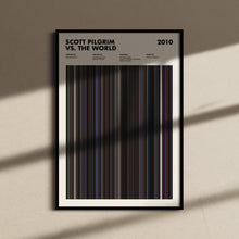 Scott Pilgrim vs The World Movie Barcode Print, Scott Pilgrim Print, Scott Pilgrim Poster, Scott Pilgrim Wall Art, Scott Pilgrim Art Print 1617485706