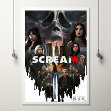 Scream 6 Movie Poster 2023 FilmRoom Decor Wall ArtPoster GiftCanvas prints 2