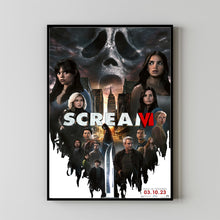 Scream 6 Movie Poster 2023 FilmRoom Decor Wall ArtPoster GiftCanvas prints 2