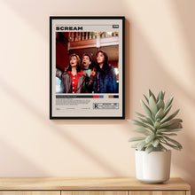 Scream Movie Poster, Wes Craven, Minimalist Movie Poster, A3 poster