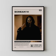 Scream VI Poster, Matt Bettinelli-Olpin, Minimalist Movie Poster, Room Decor
