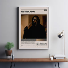 Scream VI Poster, Matt Bettinelli-Olpin, Minimalist Movie Poster, Room Decor