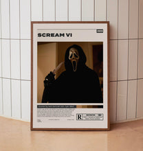 Scream VI Poster, Matt Bettinelli-Olpin, Minimalist Movie Poster, Room Decor