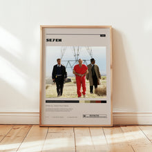 Se7en Poster, Brad Pitt Wall Art, Minimalist Wall Decor, Digital Download, David Fincher Film Print, Gift for Movie Lovers 1734997618