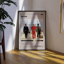 Se7en Poster, Brad Pitt Wall Art, Minimalist Wall Decor, Mid Century Design, Morgan Freeman Print, Gift for Movie Lovers 1734547862