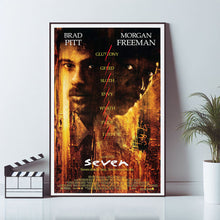 Se7en, Movie Poster, Wall Art Prints, Canvas Material Gift, High quality Canvas print, Home Decor, Keepsake 1689566606