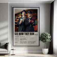 See How They Run (2022) Movie Poster Canvas Poster Minimalist Poster Art Print Gifts for Lover Mural Painting Home Decoration 1777462727