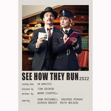 See How They Run (2022) Movie Poster Canvas Poster Minimalist Poster Art Print Gifts for Lover Mural Painting Home Decoration 1777462727